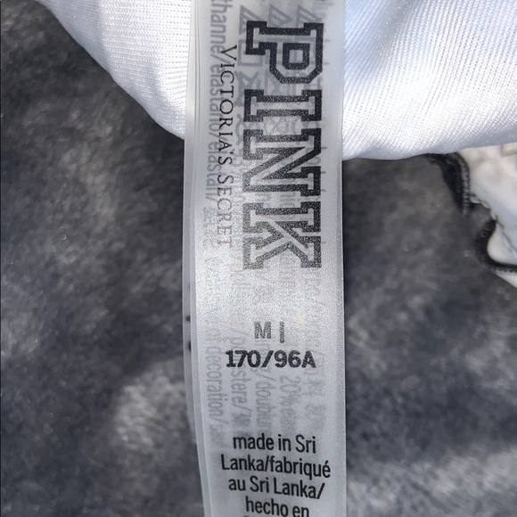 Medium black and white bikini top from PINK - Picture 4 of 5